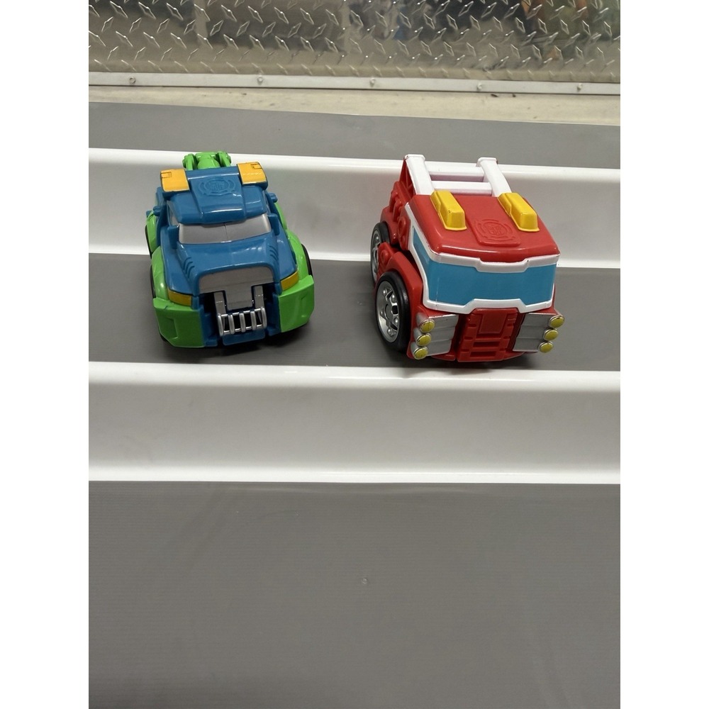 Transformers Rescue Bots Playskool Transforming Vehicle Robot Figures Lot of 2